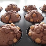 Рецепт шоколадных кексов в силиконовых формочках