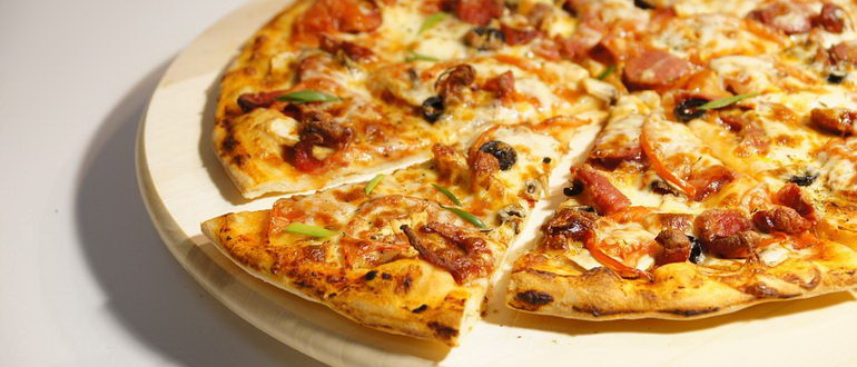 рецепт пиццы с сырными бортиками